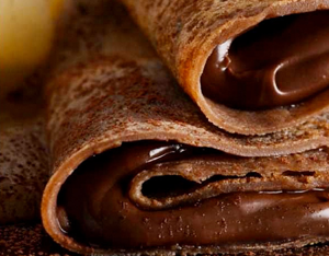 Изображение к рецепту дюкан Блинчики с шоколадным кремом