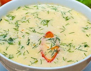 Изображение к рецепту дюкан Луковый крем-суп