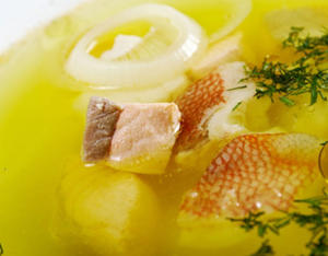 Изображение к рецепту дюкан Суп из рыбных консервов