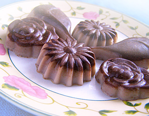 Изображение к рецепту дюкан Шоколадные желатинки