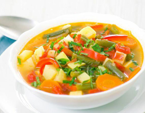 Изображение к рецепту дюкан Суп с зеленой фасолью