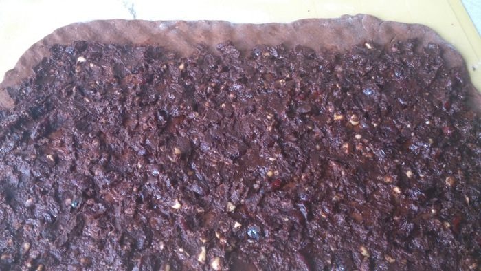 Шоколадные булочки с начинкой