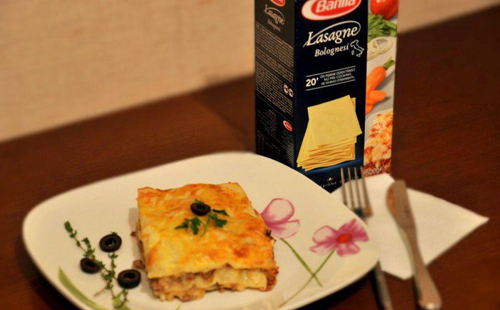 Домашняя лазанья 