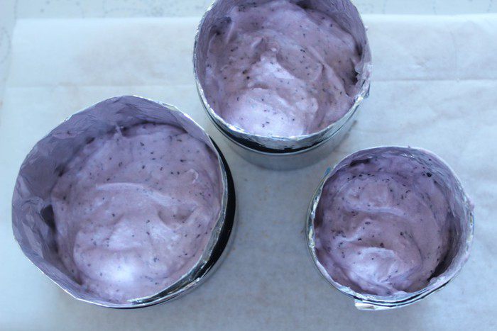 Мини-торты с черничным муссом