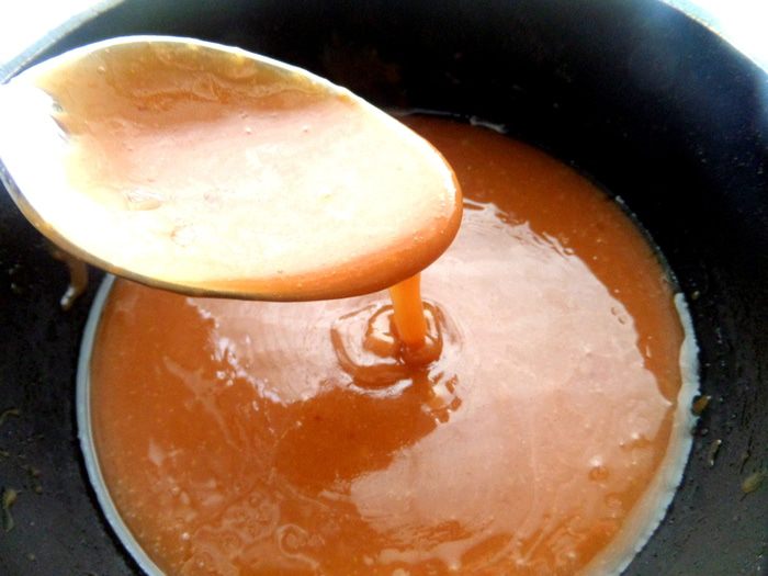 Тирамису на твороге с карамельной прослойкой