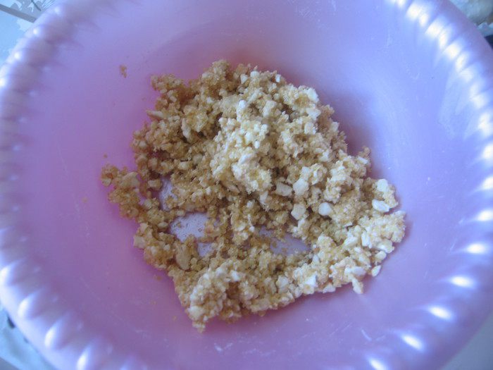 Кексы с творогом и хрустящей посыпкой