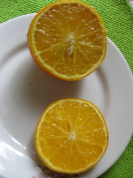 Скумбрия с апельсинами