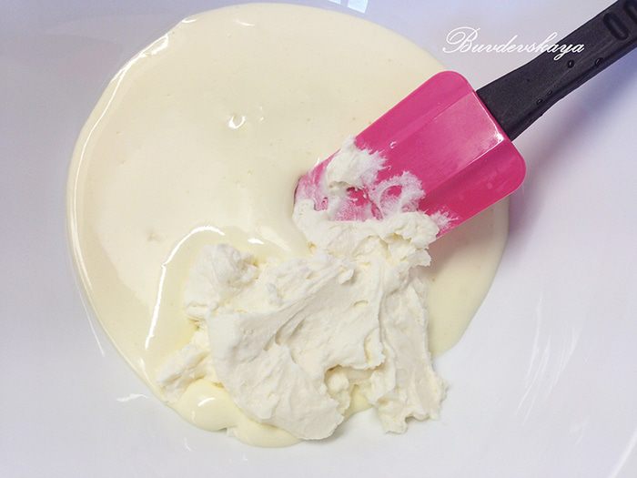 Фиалковое Тирамису (без сырых яиц)