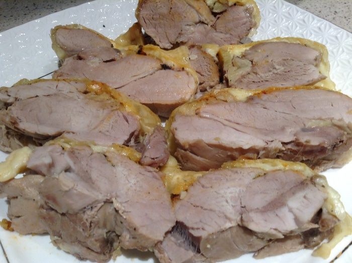 Вырезка под сыром