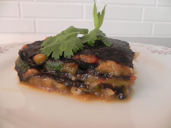 &amp;quot;Наполеон&amp;quot; из баклажанов с нори