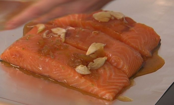 Семга по-азиатски 