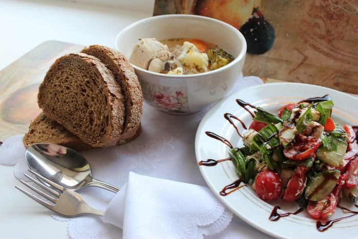 Обед &amp;quot;Главное, чтобы костюмчик сидел!&amp;quot;