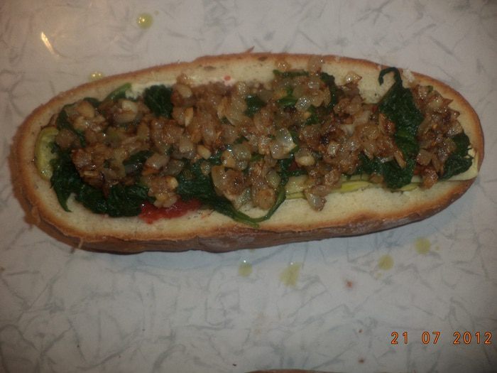 Фаршированный  батон