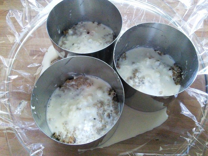Легкие овощные закусочные тортики