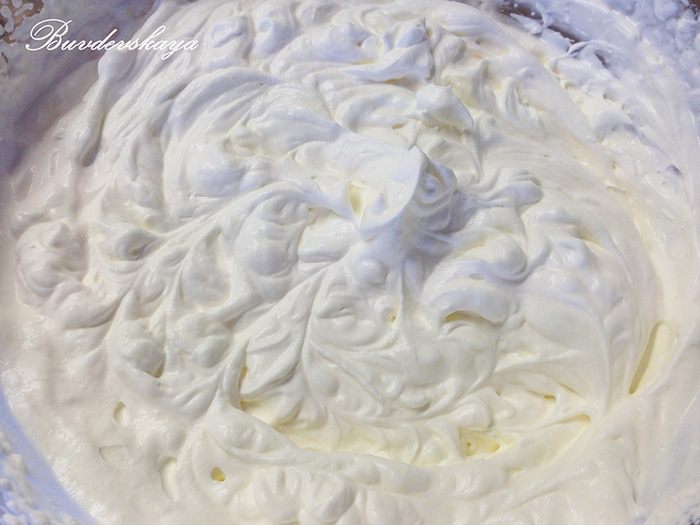 Фиалковое Тирамису (без сырых яиц)