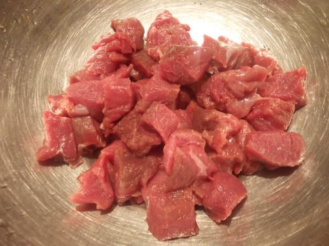 Паста с говядиной и молодыми овощами