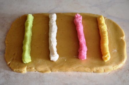 Швейцарские пряники с марципаном 