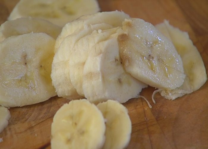 Пирог из фило с бананами и инжиром 