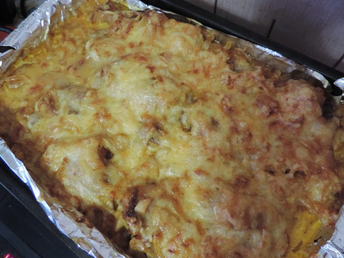 Запеченные куриные голени