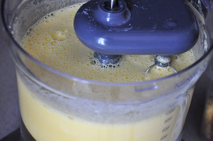 Апельсиновый кекс с тремя видами теста