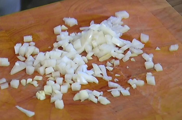 Фаршированные макароны под соусом бешамель 