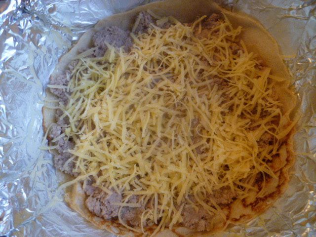 Блинный пирог с мясом 