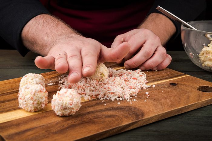 Салат-закуска «Елочные шарики»