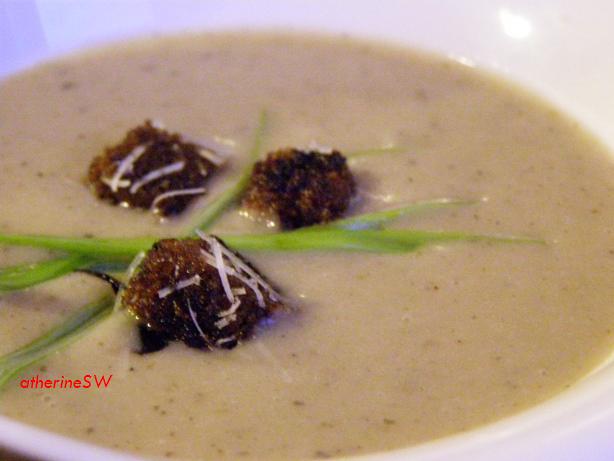 Суп-пюре с белыми грибами