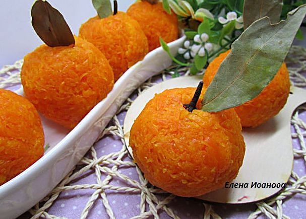 Закуска &amp;quot;Сырные мандаринки&amp;quot;