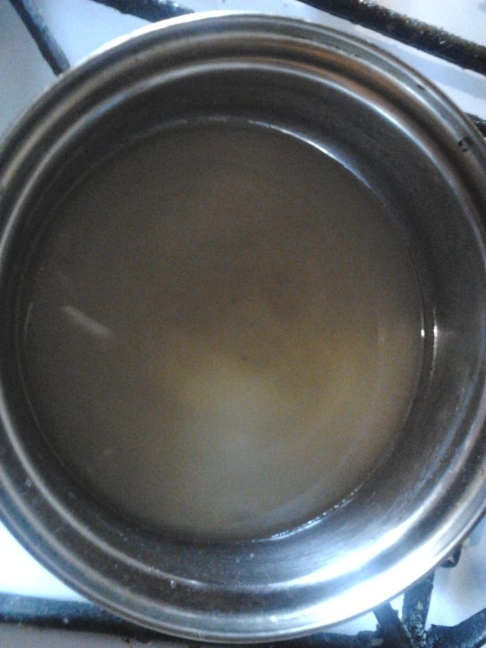 Вафельный тортик с белковым кремом