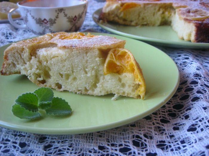 Цитрусовый пирог-перевертыш