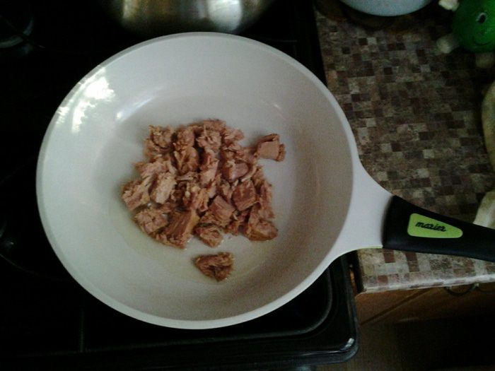 Омлет с тунцом