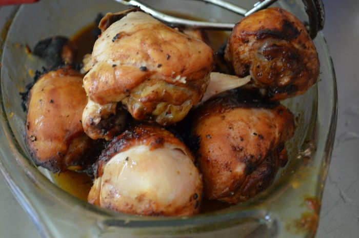 Коричневая курица