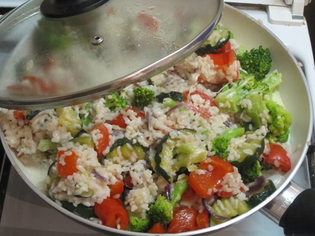 Овощное ассорти с рисом