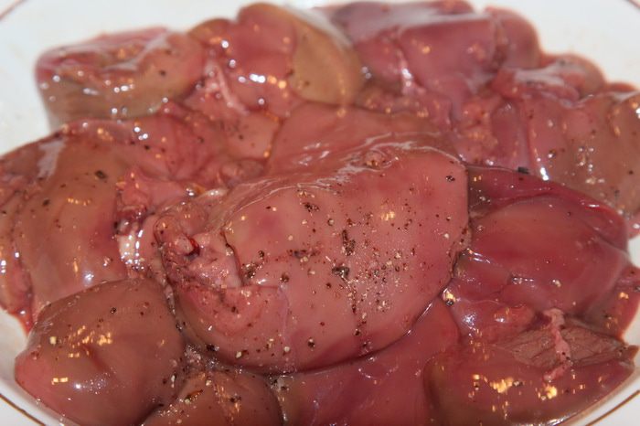 Печень фламбированная