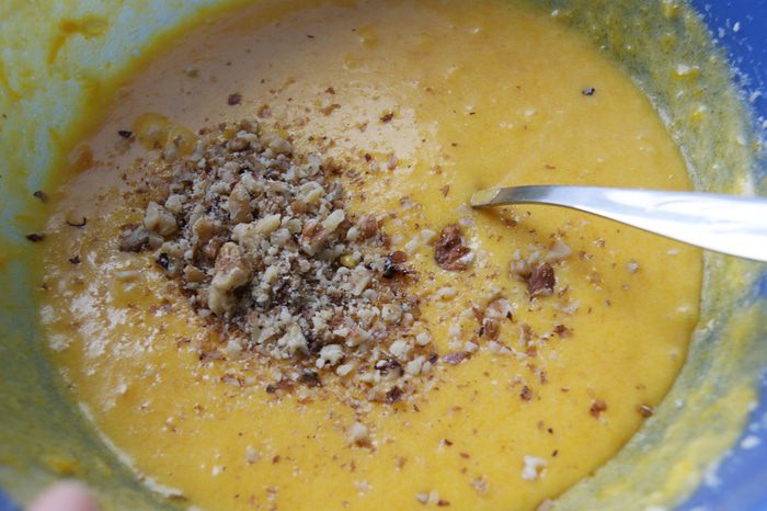 Тыквенные кексы с морковным кремом