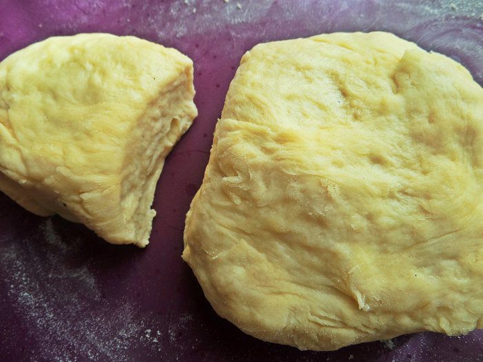 Закрытый пирог с рисом и курицей