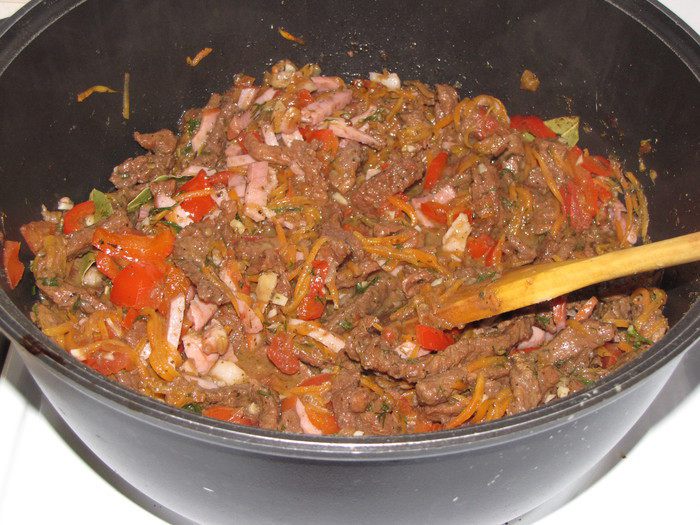 Говядина по-цыгански