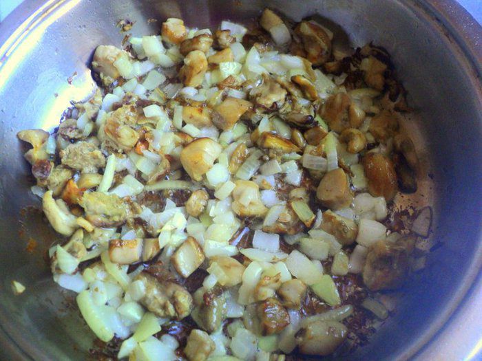 Драники с грибным соусом