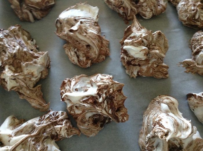 Шоколадное безе