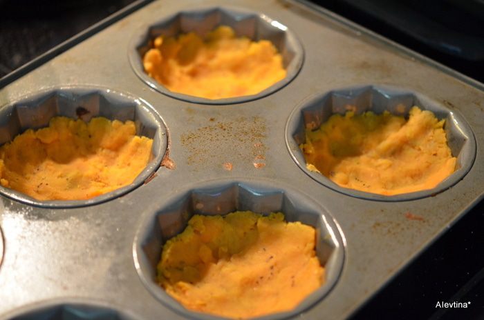 Картофельные гнезда с яйцом