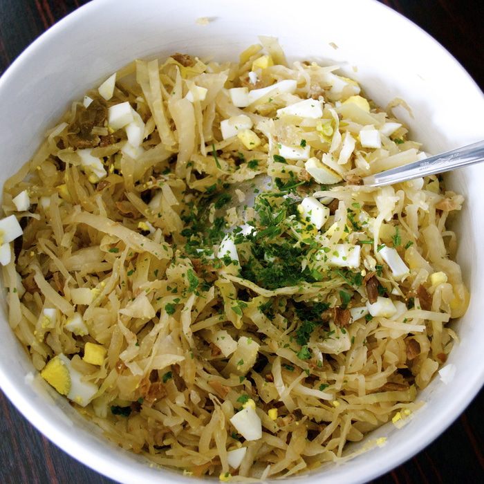 Блины с капустой