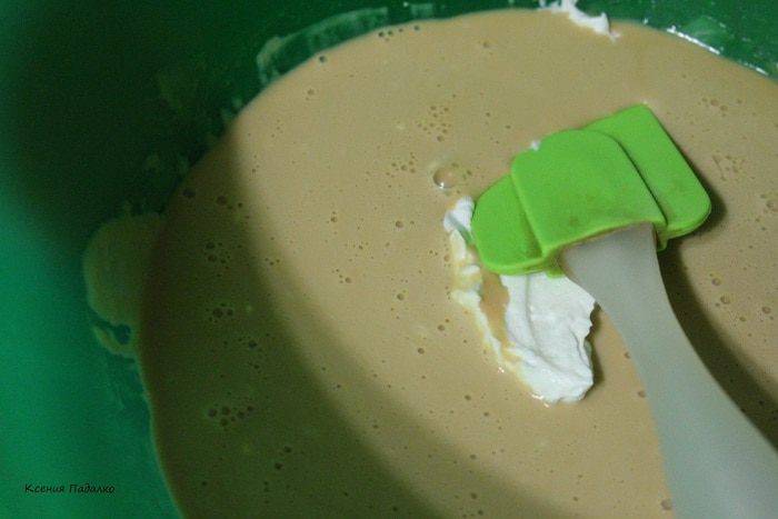 Торт чернично-персиковое суфле