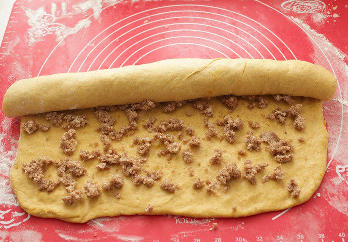 Тыквенные булочки с корицей