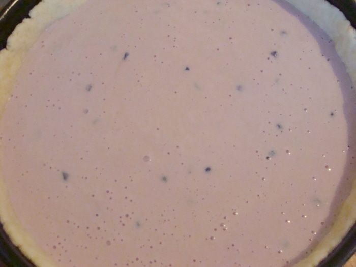 Сметанник с черникой