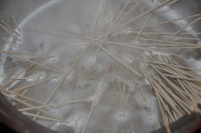 Гречневая лапша с овощами