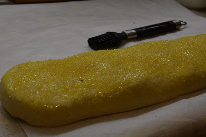 Пирог с ананасами и творогом