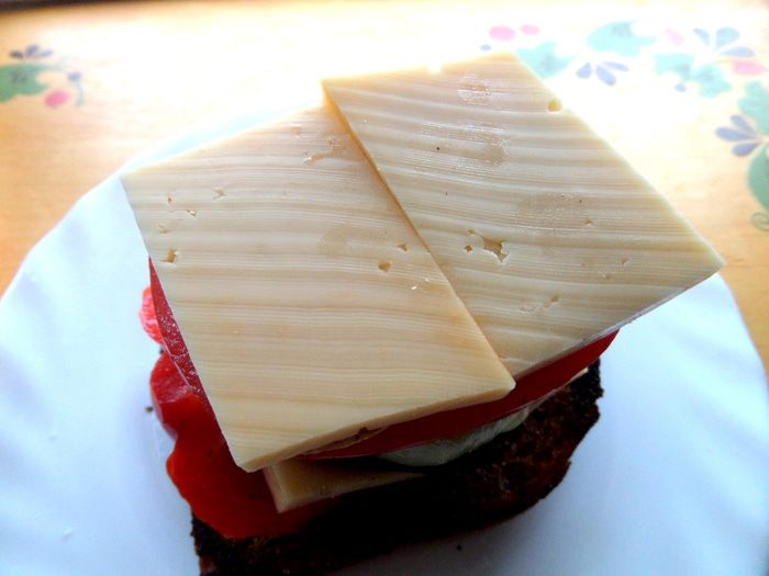 Овощные башенки с сыром