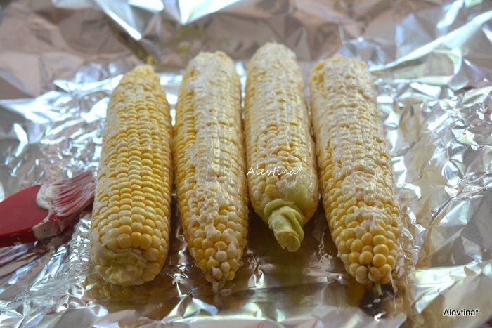 Кукуруза с пармезаном