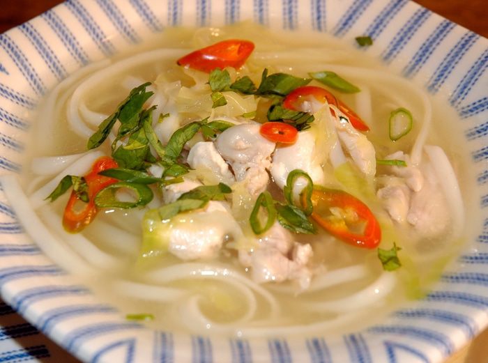 Тайский куриный суп